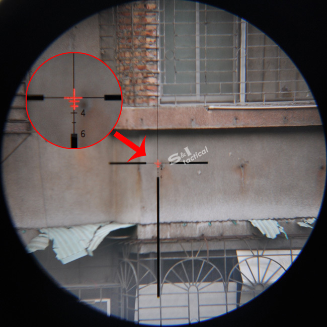 ACOG Style 4X32 Fiber Source Red Illuminated Scope w/ red dot